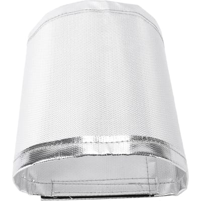 Bouclier Thermique de Démarrage Enroulable Couvercle Barrière Universel Aluminium Fibre de Verre Auto-adhésif Couvercle Isolant Réfléchissant pour Démarreur white
