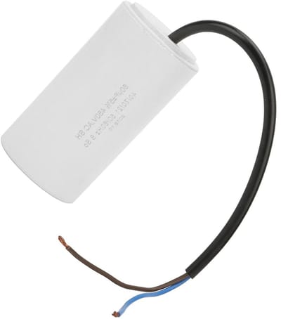 Motor Condensator - Startcondensator Wisselstroom - Motor Starten - Hoge Isolatie Weerstand - 60uF 450V - Zwart