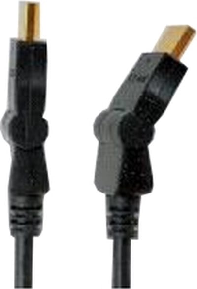 DELTAC - HDMI kabel 1.5m verguld SWIVEL - 0640