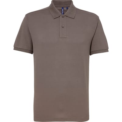 Asquith & Fox Heren Poloshirt met korte mouwen Prestatiemengsel (Leisteen)