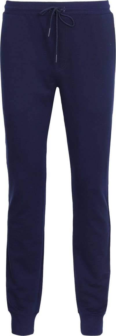 La-V pyjamabroek van sweatsof voor heren donkerblauw  L