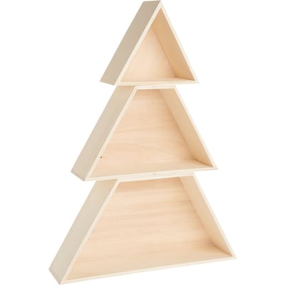 Houten kistje van de sparrenboom