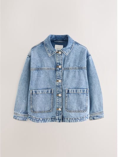 Next - Meisjes - Denim vest - Blauw