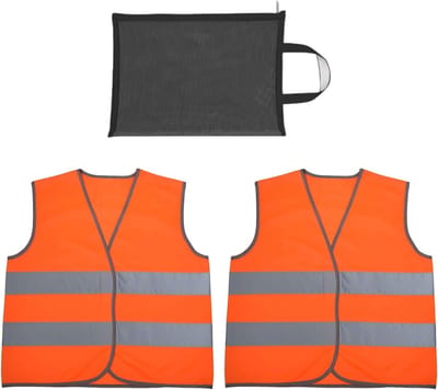Reflecterend vest voor kinderen met opbergtas, veilig en comfortabel voor buitensportactiviteiten