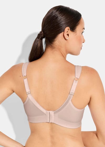 Beha zonder beugels met comfortabele schouderbandjes - beige - Gr. 80 C van Goldner Fashion