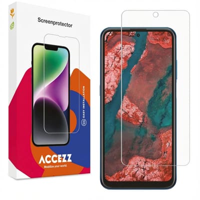 Accezz Screen Protector - Geschikt voor Nokia X10 / Nokia X20 - Gehard Glas Screenprotector