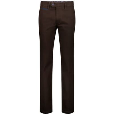Gardeur Broek Benny-3 Cottonflex All Day Essential Dark Brown / male