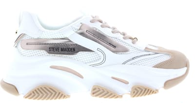 Steve Madden Possession-e Sneakers Cream Rose Gold Größe: 41 | Trainers Outlet | Damen | Rosa