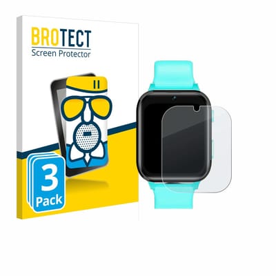 BROTECT - Screenprotector voor Clleylise Kids Smartwatch 1.7" - Folie Beschermfolie Beschermglas matte 3 Stuks