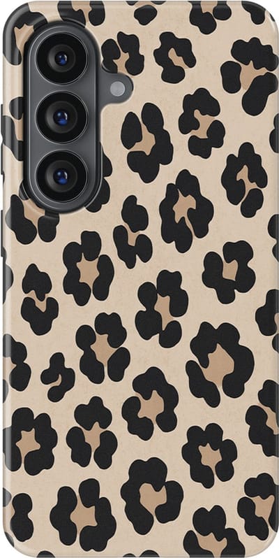DripCase Luipaard Hoesje Samsung Galaxy S26 | Backcover met Mag | Hoesje met Dierenprint Samsung Galaxy S26 Leopard Light