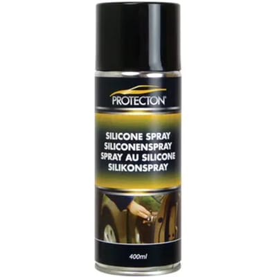 Protecton Siliconenspray - Hoogwaardig smeer- en beschermingsmiddel - Beschermt tegen roest, vuil en vocht – Waterafstotend - pH-neutraal - Bestand tegen weersinvloeden - 400ml