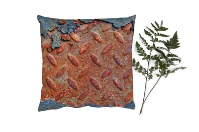 Sierkussens - Kussentjes Woonkamer - 40x40 cm - Diamantplaat - Beton - Roest - Vintage