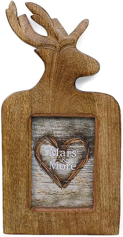 fotolijst mango hout hert 18x13cm