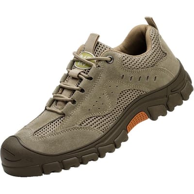 Chaussures d'assurance travail isolées 6KV Anti-écrasement et anti-perforation Embout acier Été Respirantes Chaussures de travail de protection 44