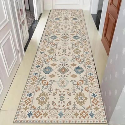 Tapijt voor lange gang in Engelse stijl, loper, huis, hotel, lobbydecoratie, strooktapijt, wasbaar, villatrappen, vloermat, huisdecoratie 40x60cm