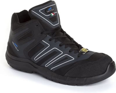 Veiligheidsschoen AboutBlu Indianapolis Mid S3 Slipvast SRC-Antistatisch-Waterproof Grijs/Blauw - 38