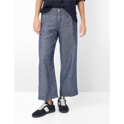 Brax Dames Culotte  Style MAINE S INDIGO MOOD, blauw, maat 44