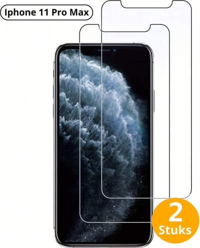 Bovista Telefoon Glasplaatje - Beschermglas - Glaasje - Screen Protector - Screenprotector - Extra Sterk - Shockproof - Premium Protection - Geschikt Voor Iphone 11 Pro Max