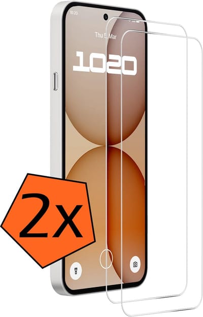 Screenprotector - 2 Stuks - Geschikt voor Nothing Phone (4a) - Extra Sterk - Gehard Glas - Beschermglas - Tempered Glass - Screen Protector