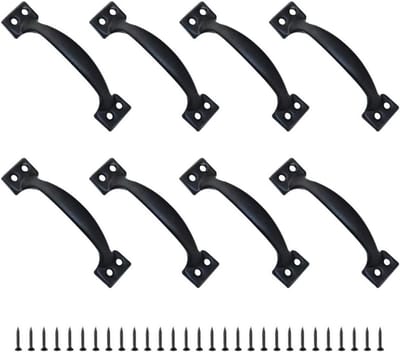 Rustieke Deurklinken van Zinklegering voor Keuken en Schuurdeuren - 120mm Handgrepen voor Meubels en Tuin Decoratie