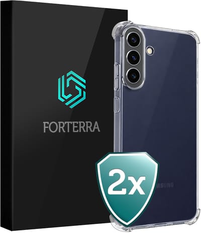Hoesje 2 Stuks - Geschikt voor Samsung Galaxy A57 - Sterk & Shockproof - Back Cover - Siliconen Case - Telefoon Hoes Shock Proof - Transparant