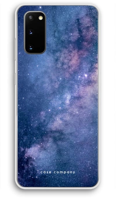 Case Company® - Hoesje geschikt voor Samsung Galaxy S20 hoesje - Nebula - Soft Cover Telefoonhoesje - Bescherming aan alle Kanten en Schermrand