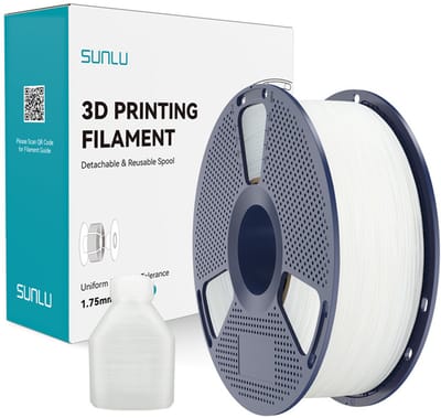 Sunlu - PLA - Wit - 1kg - 1.75mm - 3D Filament