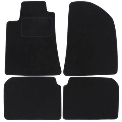 Vloermatten - Toyota - Avensis 2003-2008 - Zwart velours - Antislip - Versterkte pedaalzijde