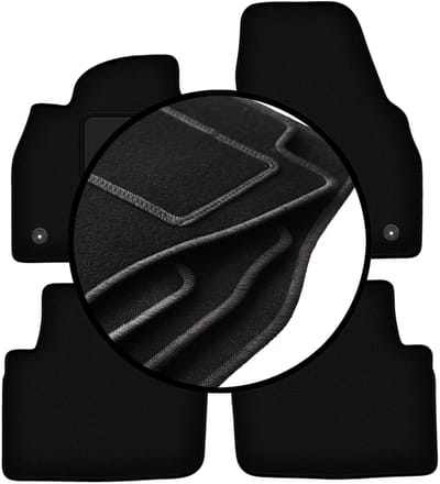 Complete set veloursmatten voor: Skoda Kamiq crossover (2019-)