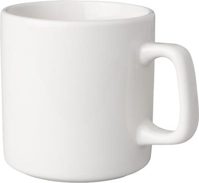 Mammoet - Budgetline - Brabant - Beker - 20 cl - 12 stuks - Wit - Porselein