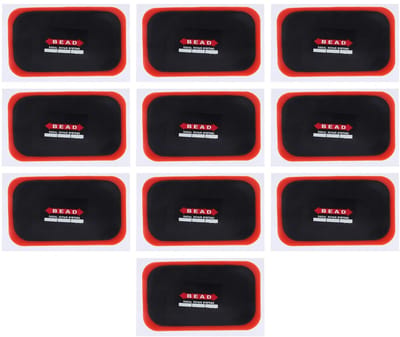 NTH products- Bandreparatieset - 10 Stuks - 70 x 120 mm - Hoogwaardige Rubber - Snelle Reparatie - Schokbestendig - Verbeterde Rijcomfort - Bandpatches
