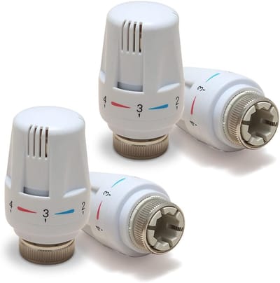 4x Thermostatische Radiatorknop M30x1.5 voor Verwarming Temperatuurregeling