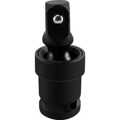 Elektrische sleuteladapter 1/2-inch koolstofstalen adapter 90 graden hulsadapter voor ratel 360 degrees zwart