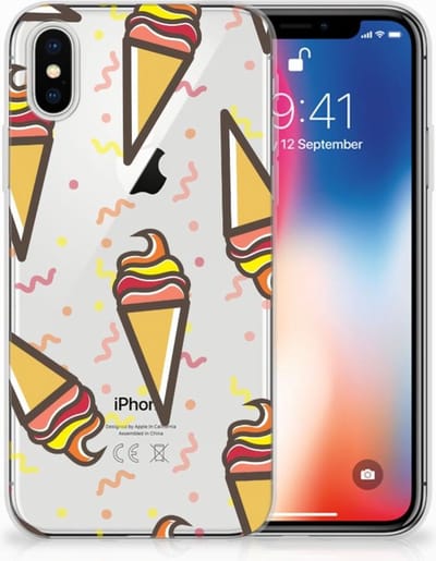 Apple iPhone X | Xs Siliconen Case Icecream