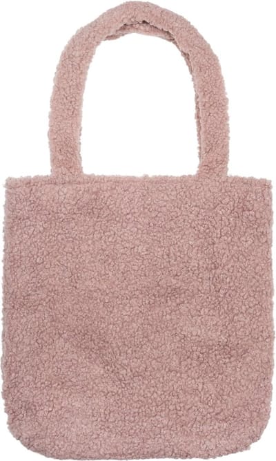 Dames Buideltas Teddybont Look met Brede Hengsels Schoudertas Gehaakte Stijl