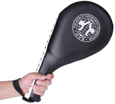 Dailygoods- Taekwondo Pad Duurzaam - Double Kicking Pad - Training Pad - Kickboksen - Karate - Afmetingen 39 x 19,6 x 5 cm - Kickpad