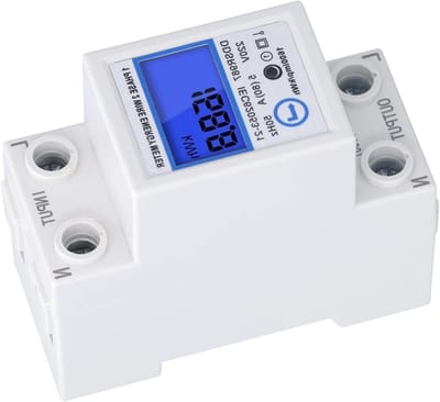 Elektriciteitsmeter - Stroommeter Digitaal - Energieverbruik Meten - LCD Achtergrondverlichting - Niet gespecificeerd - Wit