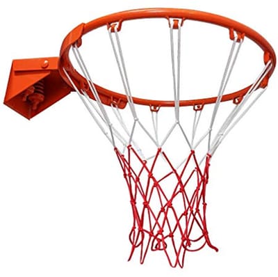 Basketbalring - Sportring - Buiten Sporten - Dubbele Veer Demping - 45 cm Diameter - Oranje