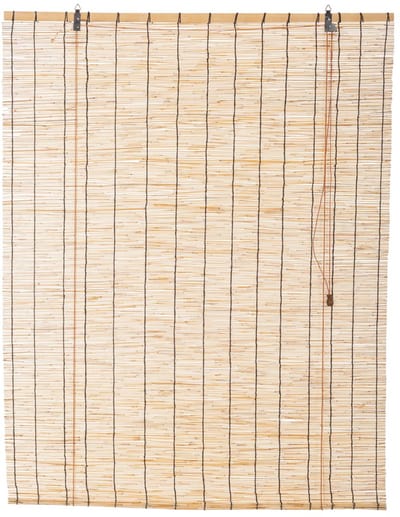 TuinChamp Rolgordijn riet 100 x 140 cm - Rolgordijn buiten en binnen - Rieten rolgordijnen - Natuurlijk rolgordijn hout - Natuurlijke uitstraling