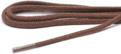 ARIESZZZ Veters 90 cm - Veters Rond - Middelbruin - Wax - 3mm - 4-6 gaatjes - 2 Paar
