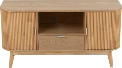 J-Line kast Rond - dennenhout - naturel - small