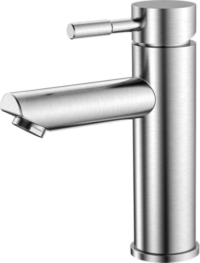 Enkelehendel wastafelmengkraan met flexibele slang, 60 cm aansluiting, warm en koud water, eenvoudig te installeren, modern design en duurzame kwaliteit