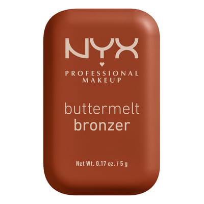 NYX Professional Make Up Buttermelt Bronzer - Blijft tot 12u zitten - Verrijkt met mango-, amandel- en sheaboter - Butta Match - 5gr