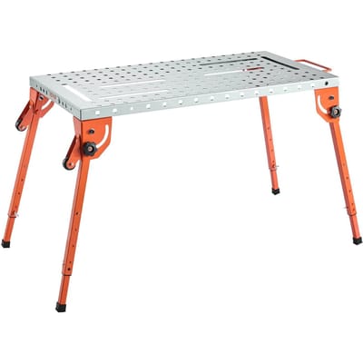 Las Tafel 44  x 21  500LBS Opvouwbare Werkbank met 4-Niveaus Verstelbare Hoogte
