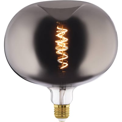 Eglo Ledfilamentlamp Apple - Chroom - D22cm - Dimbaar - Warm Wit - E27 - 4w