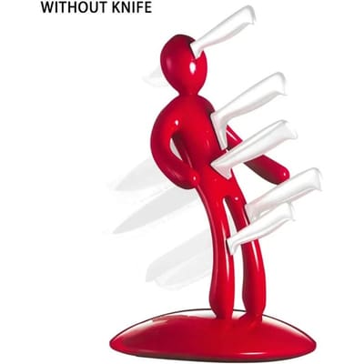 ABS Materiaal Uniek Multifunctioneel Staal Humanoid Meshouder Set Opbergrek voor Keuken Zonder Mes Duurzaam red