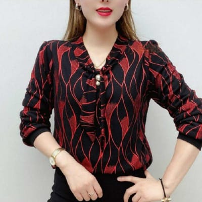 Middenjarige Moeder Lente Top voor Dames Nieuw Grote Maat T-shirt Middenjarige en Oudere Vrouwen Lente en Herfst Basis Shirt L brown