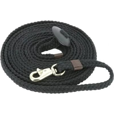 Norton American longeerlijn gevlochten Black | Zwart | Longeerlijn paard