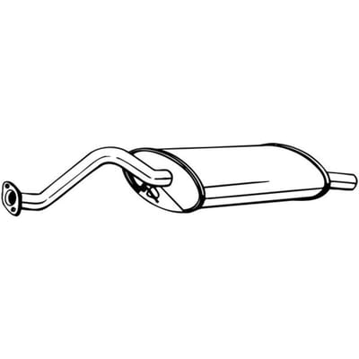 Geluiddemper achter BOSAL 115-311