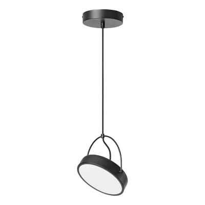 OSRAM Decor Puck Hang LED Hanglamp, Zwart Staal, 12W, 590lm, 3000K, CRI >90, beweegbaar